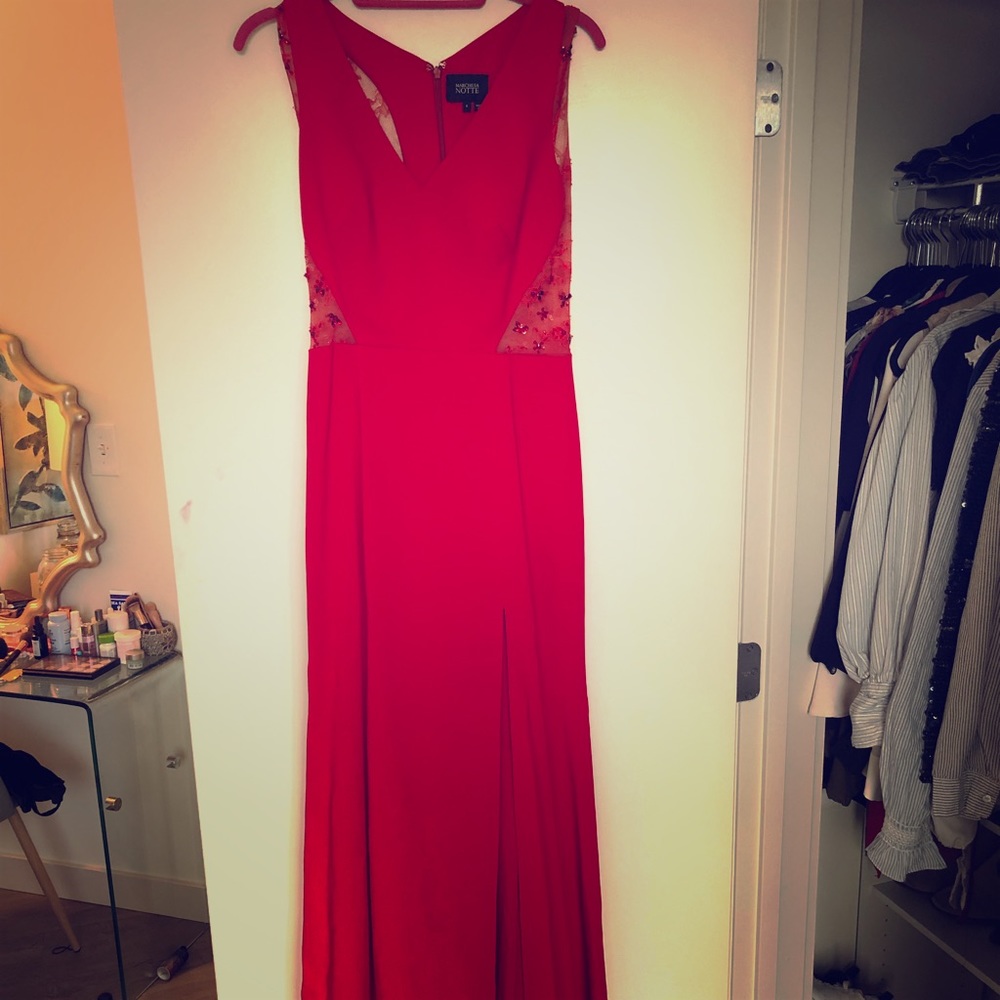 Marchesa Notte red evening dress size 6